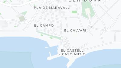 Mapa de localización del hotel