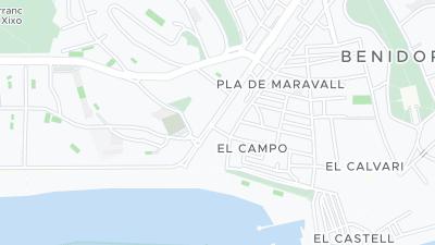 Mapa de localización del hotel