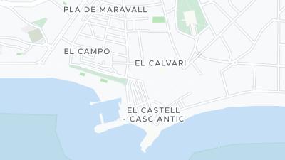 Mapa de localização do hotel