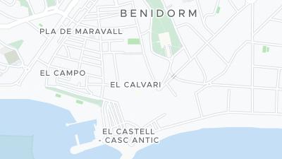 Hotel location map