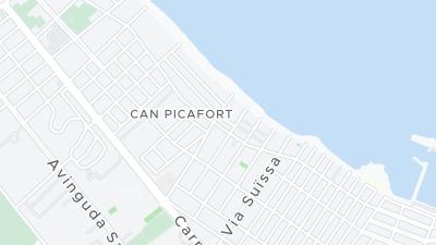 Mapa de localização do hotel