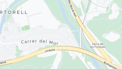 Mapa de localización del hotel