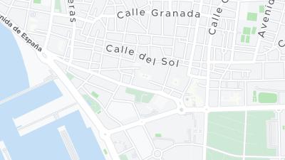 Mapa de localização do hotel