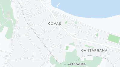 Kaart met de situering van het hotel