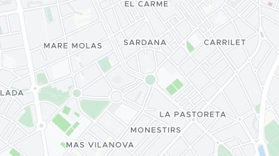 Mapa de localización del hotel
