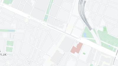 Kaart met de situering van het hotel