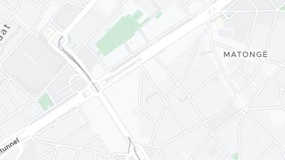 Kaart met de situering van het hotel