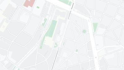 Kaart met de situering van het hotel