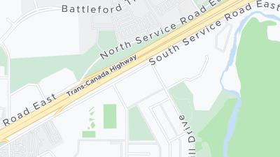 Kort over hotellets beliggenhed