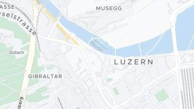 Mapa de localização do hotel