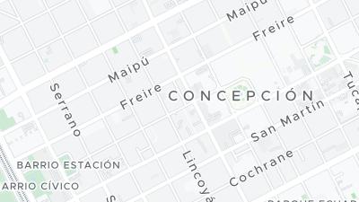 Kaart met de situering van het hotel