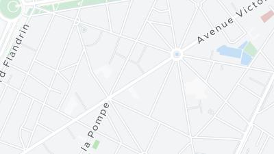 Kaart met de situering van het hotel