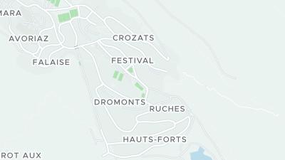 Hotel location map