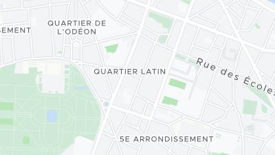 Hotel location map