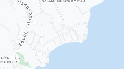 Mapa de localização do hotel