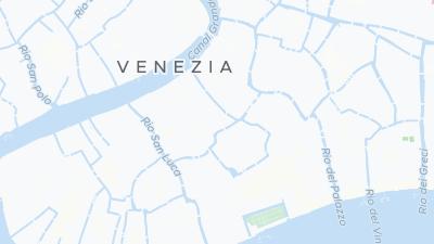 Kaart met de situering van het hotel