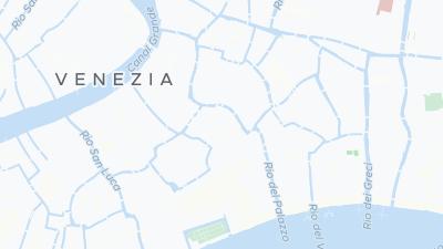 Kaart met de situering van het hotel