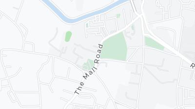 Kaart met de situering van het hotel