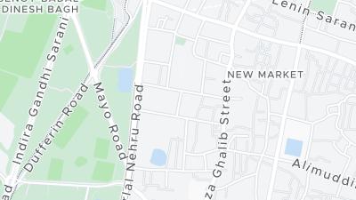 Mapa de localização do hotel