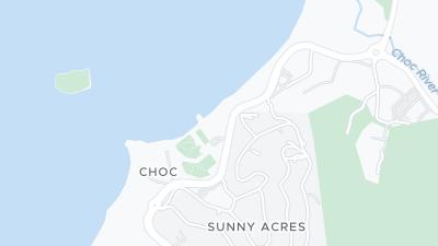 Kaart met de situering van het hotel