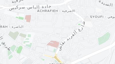 Hotel location map