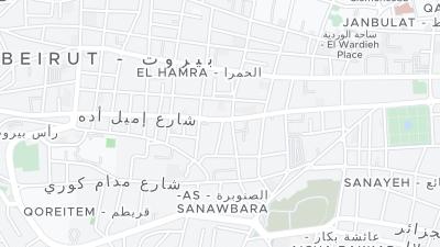 Hotel location map