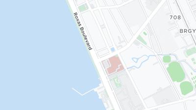 Kaart met de situering van het hotel