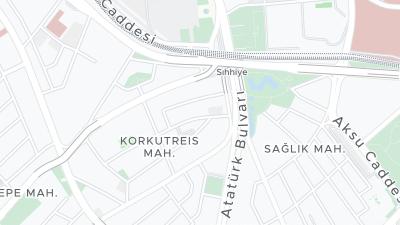 Mapa de localização do hotel