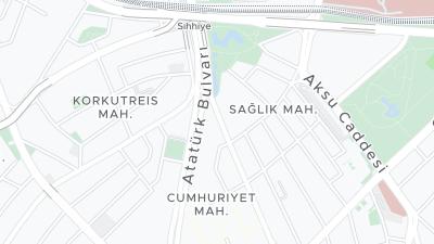 Mapa de localização do hotel