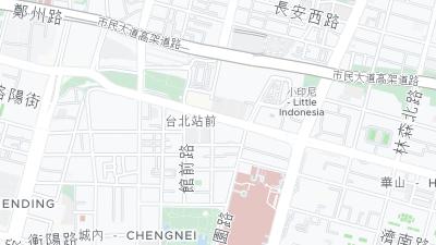 Hotel location map