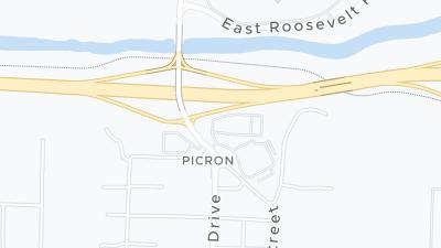 Kort over hotellets beliggenhed