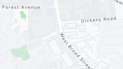 Mapa de localização do hotel