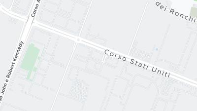 Kaart met de situering van het hotel