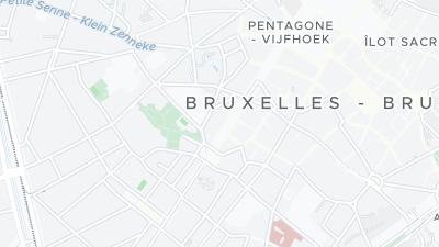 Kaart met de situering van het hotel