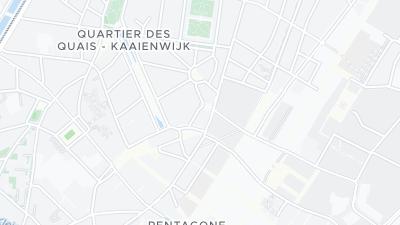 Kaart met de situering van het hotel