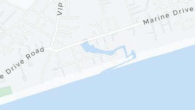 Kaart met de situering van het hotel