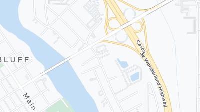 Kort over hotellets beliggenhed