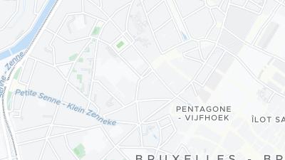 Kaart met de situering van het hotel