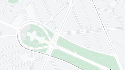 Kaart met de situering van het hotel