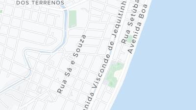 Mapa de localização do hotel