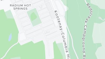 Kaart met de situering van het hotel