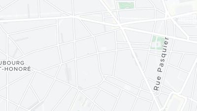 Kaart met de situering van het hotel