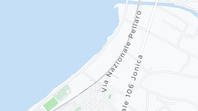 Kaart met de situering van het hotel