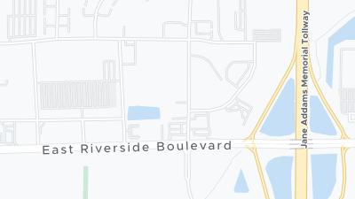 Hotel location map