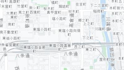 Hotel location map