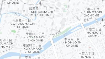 Hotel location map