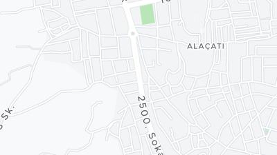 Kaart met de situering van het hotel