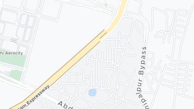 Hotel location map