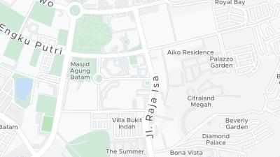 Hotel location map