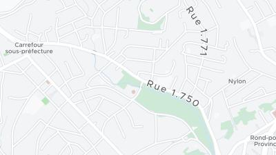Hotel location map